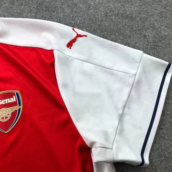 Puma Arsenal Soccer Jersey XL Red White 2016-17 - Picture 6 of 12